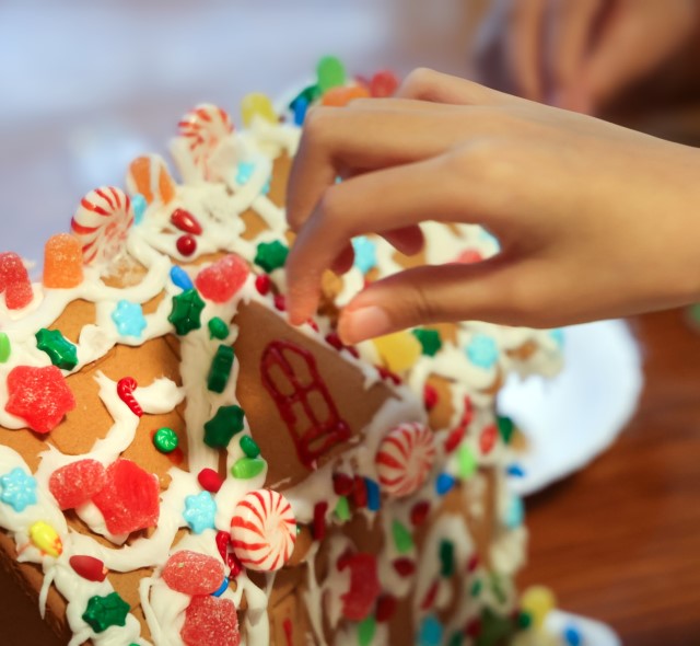 Festive baking: gingerbread house