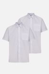 Non-Iron Short Sleeve Shirt - Twin Pack