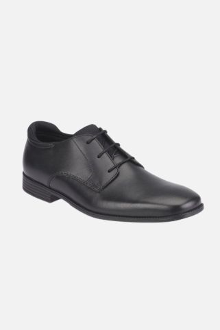 Start-Rite Senior Boys' Academy Black Leather Lace-Up School Shoes (13-16+ Years)