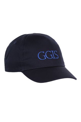 Baseball cap badged with the school logo for Greater Grace International School