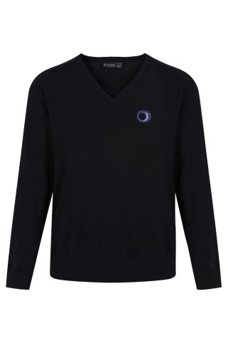 Standard Fit Cotton Jumper with Outwood Academy logo
