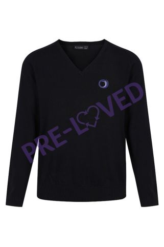 Pre-loved Standard Fit Cotton Jumper with Outwood Academy logo
