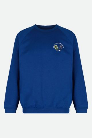 Sweatshirt badged with school logo for Reedley Hallows Nursery School