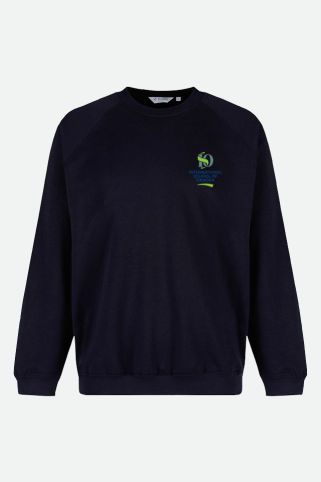 Ink Blue Crew-neck Sweatshirt