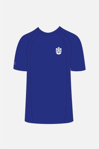 Crew Neck Sports T-Shirt Royal