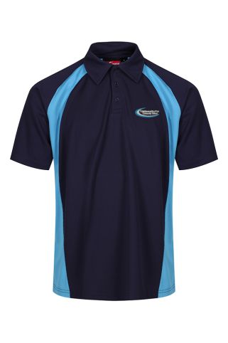 Boys fitted Teignmouth Community School Sports Polo