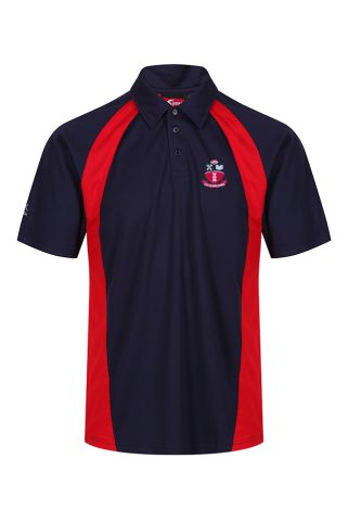 Navy/Scarlet Sports Polo for Westbourne School