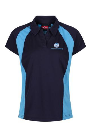 The Manor Academy Girls Fitted Sports Poloshirt