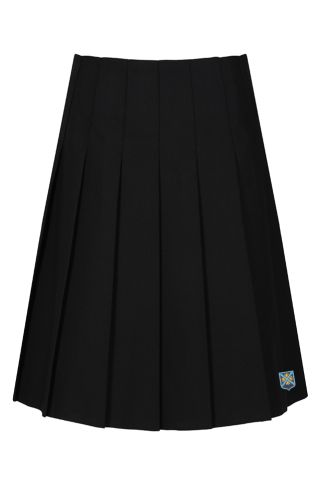Senior pleated skirt for Teignmouth Community School Logo