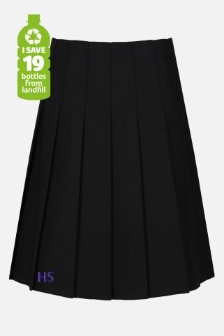 Black skirt (HAWKS HOUSE) badged with school logo for Heathside School, Weybridge