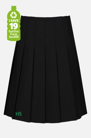 Black skirt (EAGLES HOUSE) badged with school logo for Heathside School, Weybridge