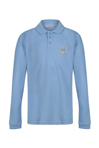 Sky Polo Shirt - long sleeve (Pre-Nursery to Year 6)