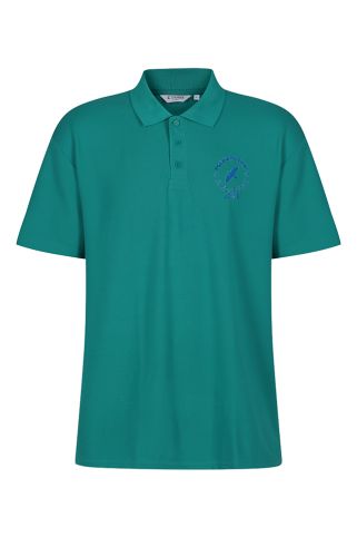 Sports Jade Polo Shirt (LOWE) Badged with Maidenbower School Logo