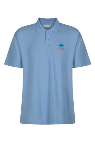 Blue Short Sleeve Polo Shirt