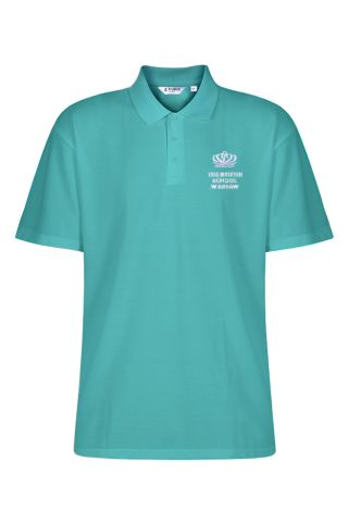 Poloshirt badged with the logo for The British School Warsaw