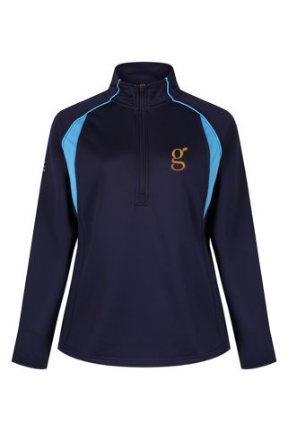 Girls Mid-Layer Sports Top badged with Goffs Academy Logo