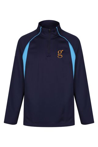 Boys Mid-Layer Sports Top badged with Goffs Academy Logo