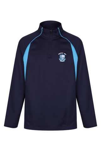 Mid Layer Top badged with Beverley High School Logo