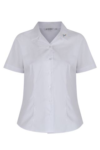 White Summer Blouse for North Cambridge Academy