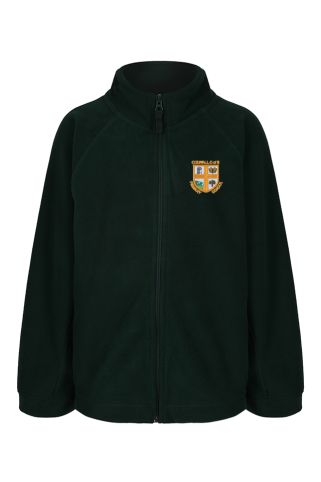 Green Fleece Badged with Colwall C of E Primary School Logo