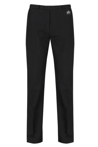 Boys Flat Front Trouser Badged with Langtree School Badge