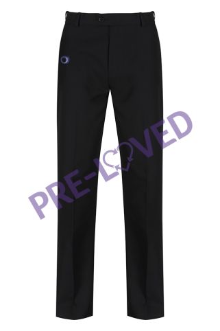Pre-loved Boys-fit senior style Sturdy Fit Trouser with Outwood Academy logo