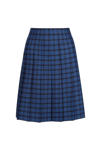 Senior Stitch Down Pleat Tartan Skirt