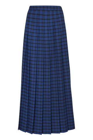 Stitch down pleated long skirt for John Cabot Academy
