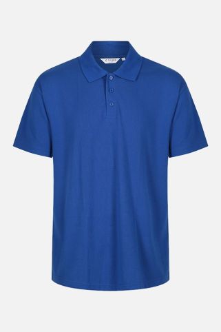 Standard Fit Short Sleeve Made to Last School Polo Shirt Bright Blue (1-16+ Years)