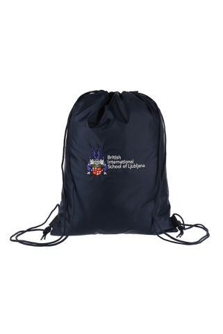 Gym bag for British International School of Ljubljana
