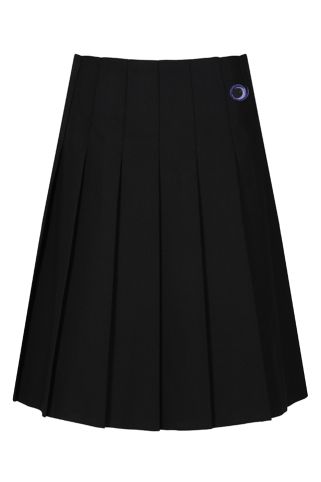 Girls Senior Pleated Skirt with Outwood Academy Logo