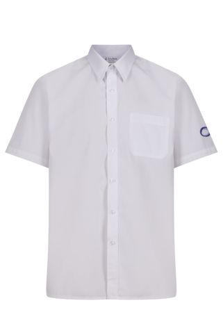 2-pack Non-Iron Short Sleeve Shirt with Outwood Academy logo
