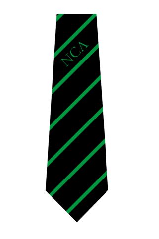Black/Emerald Tie for North Cambridge Academy