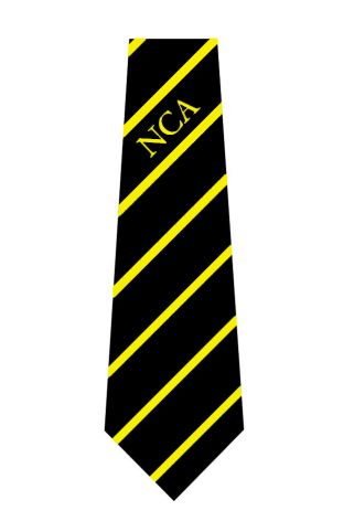 Black/Yellow Tie for North Cambridge Academy