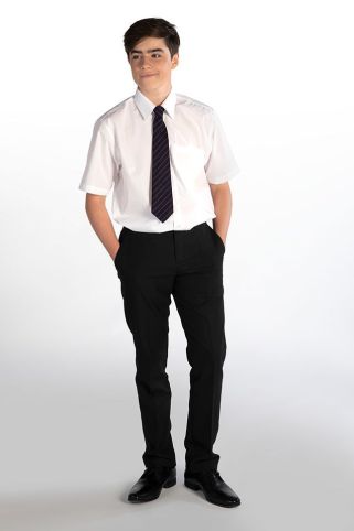 School Uniform Essentials, Boy's Elastic School Trouser GREY