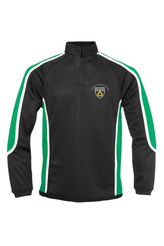 Boys Black, Emerald and White Reversible Sports Top badged with Laurence Jackson Logo