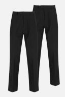 Buy Black Plain Front School Trousers (3-18yrs) from Next USA
